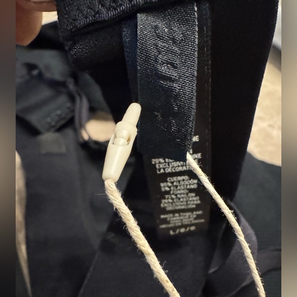 SKIMS COTTON RIB PLUNGE BRALETTE - Picture 9 of 11